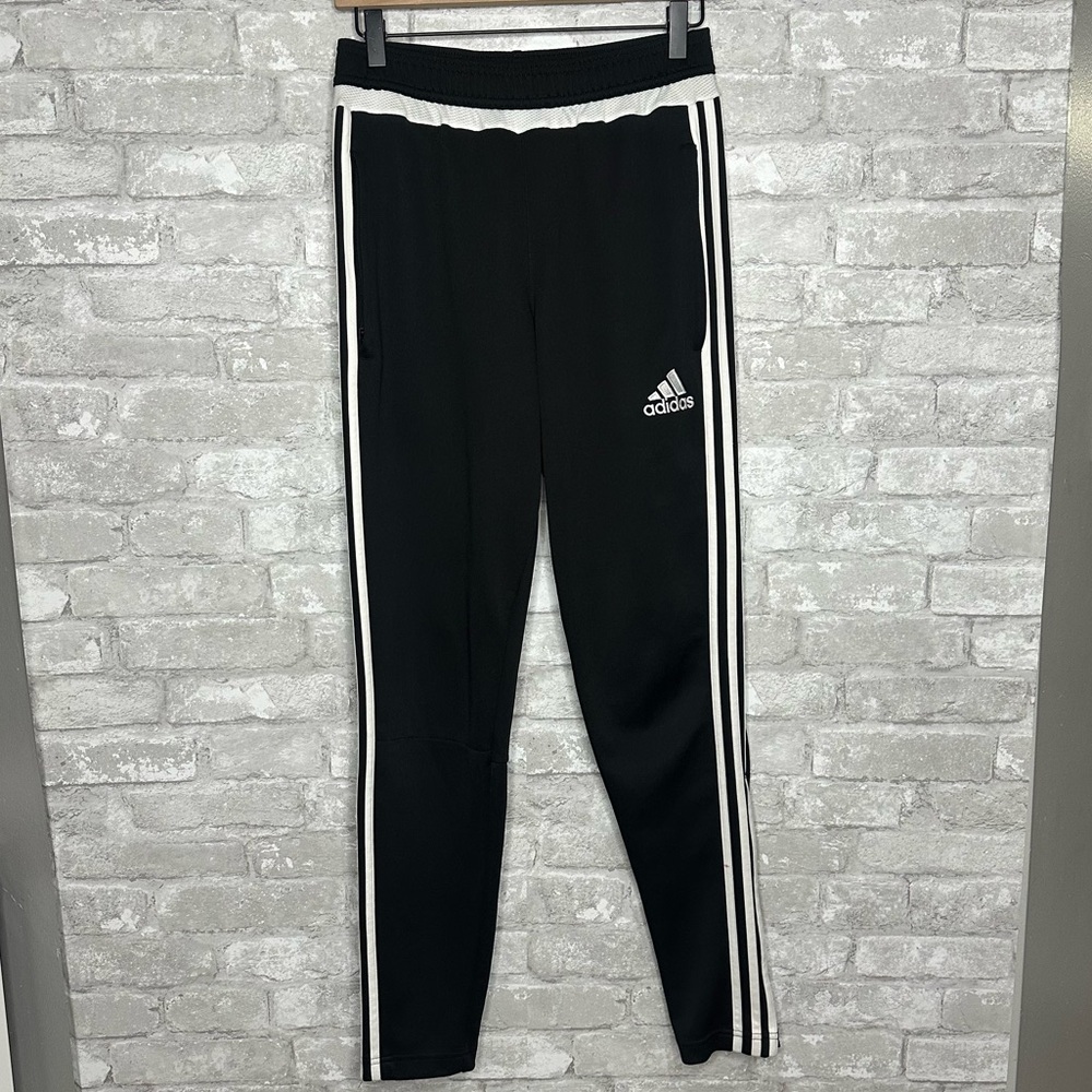 EUC Adidas Climacool Women's Track Pants Size Small  (Black) RN#88387